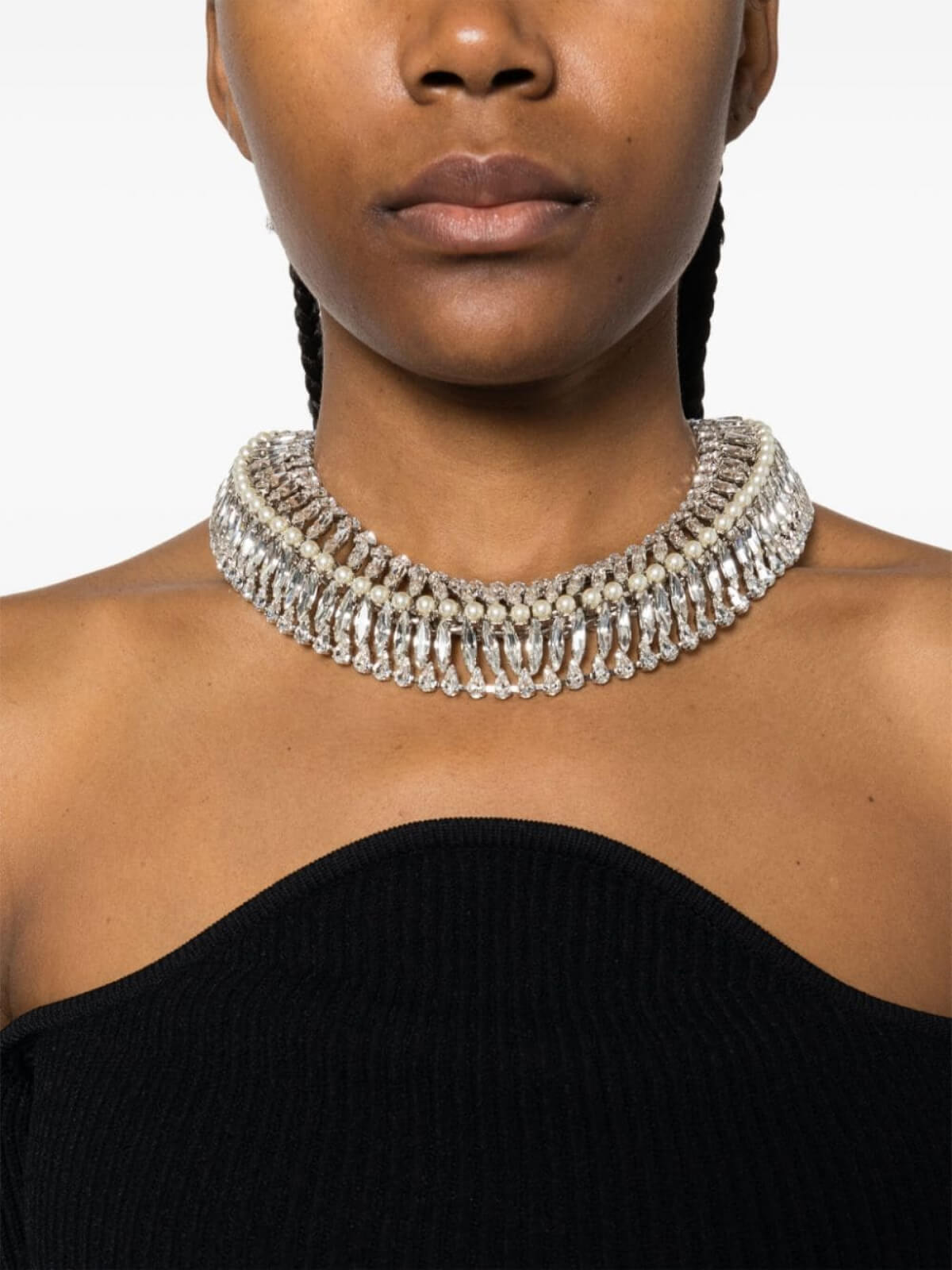 Pearl Choker Necklace - Image 2